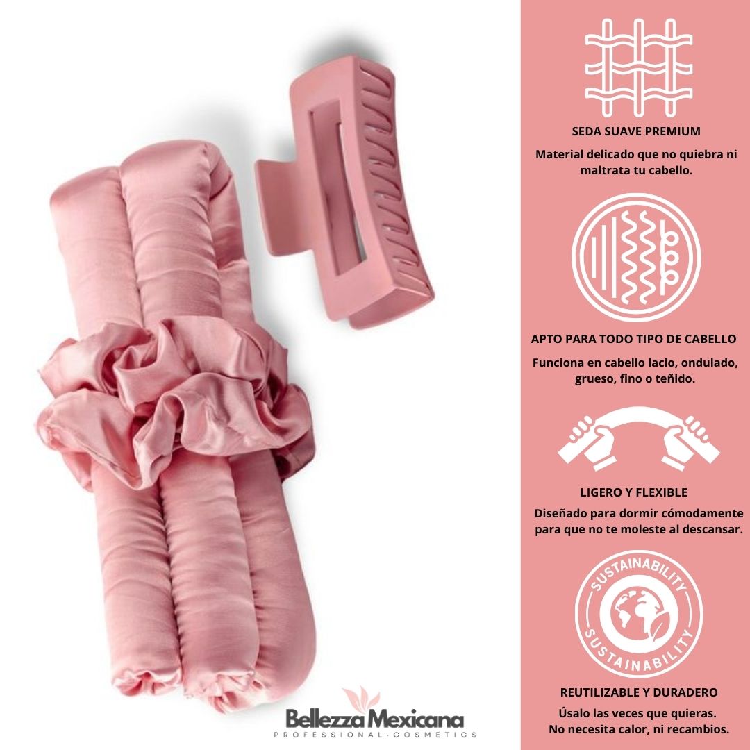 LuxeCurl™ | Set Rizador Sin Calor