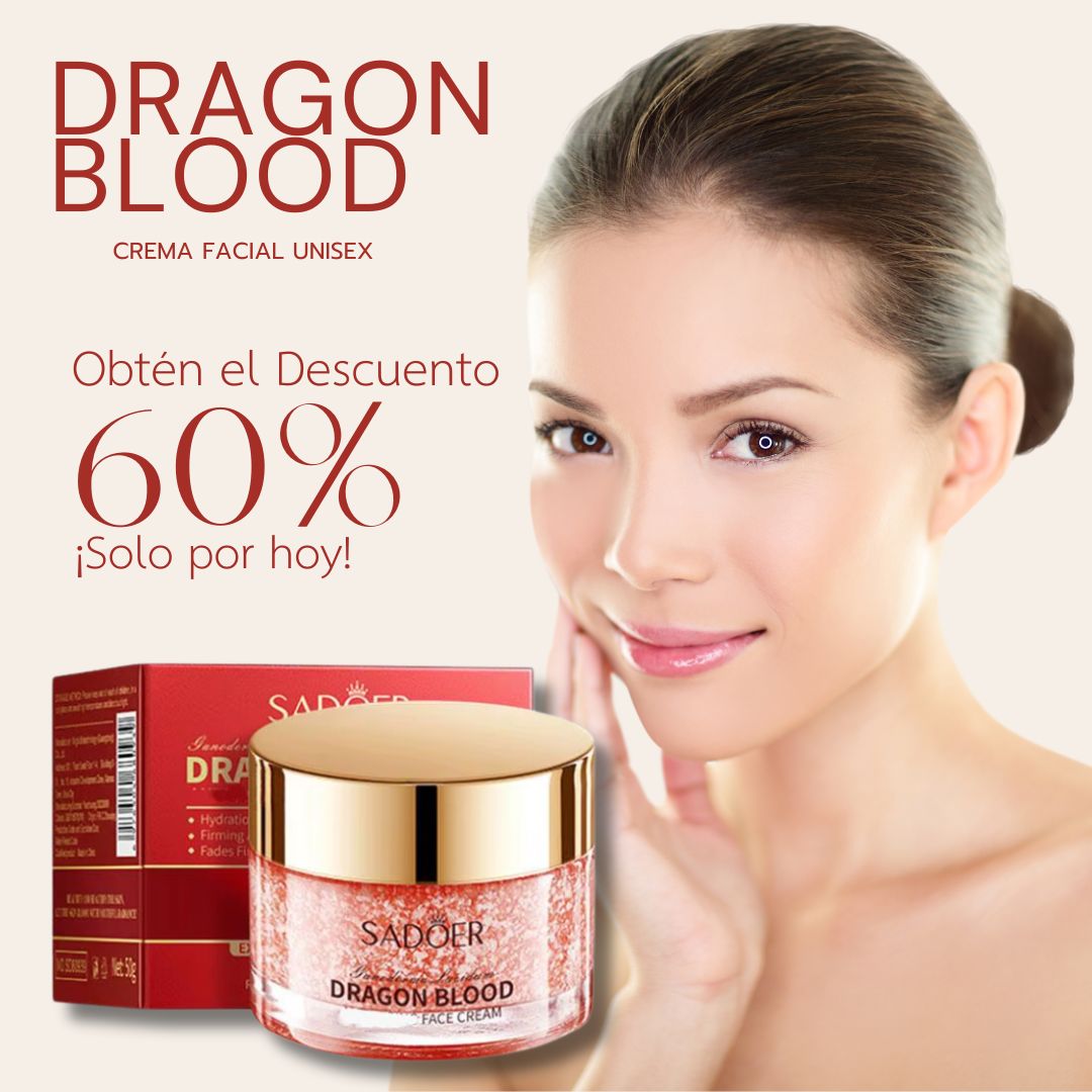 Dragon Blood ™| Hidratación, Renovación para una piel saludable y radiante con extracto de Sangre de Dragón